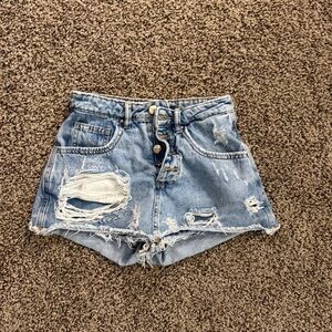 Denim Women jeans Shorts / woman jeans skirt